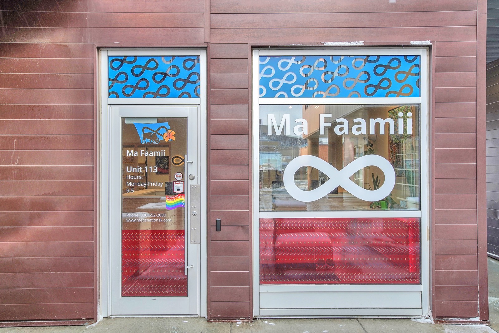 Ma Faamii office door